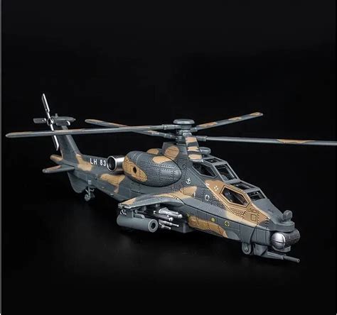 Helicóptero armado de alta emulación modelo de avión de aleación