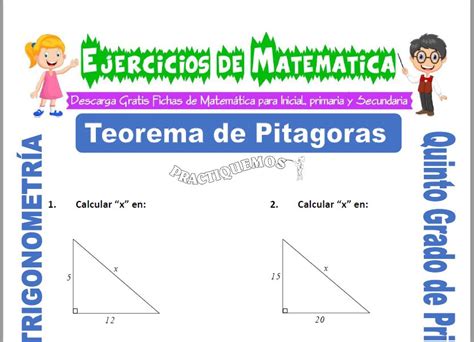 Teorema De Pitagoras Ejercicios De Matematicas Para Primaria Images