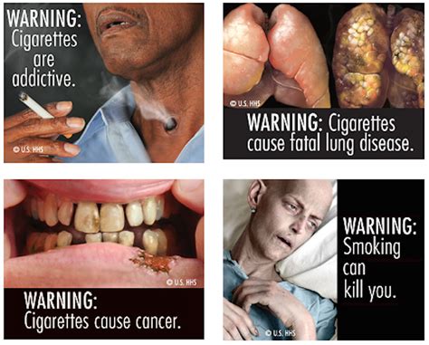 Pictures Of Warning Signs Of Cigarette Smoking Graphic Warning Labels