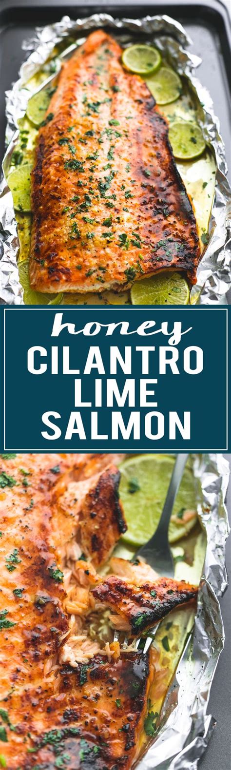 Preheat oven to 375 degrees f. Baked Honey Cilantro Lime Salmon in Foil | YourCookNow