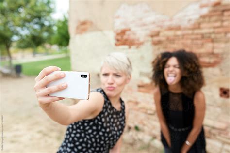 Friends Selfie By Stocksy Contributor Guille Faingold Stocksy