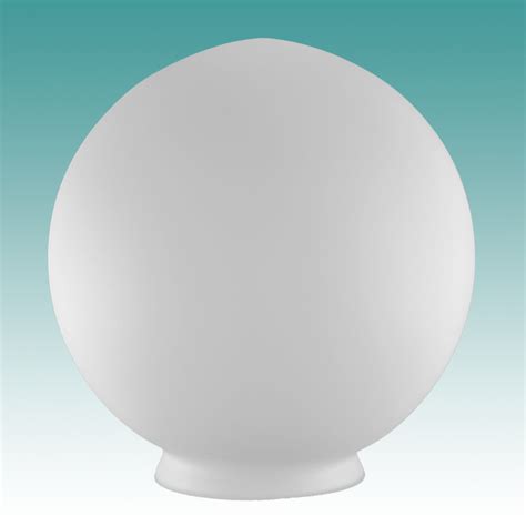 8415 Matte White Glass Globe 4 X 8 Glass Lampshades