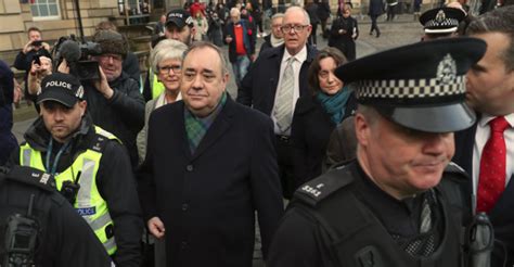 Alex Salmond Appears In Court Charged With Sexual Assaults On 10 Women
