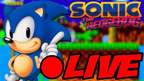 Live Jogando Sonic The Hedgehog Mega Drive Junto Com Meus Amigos