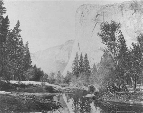 El Capitan Tutokanula Valley Of The Yosemite By Eadweard Muybridge On