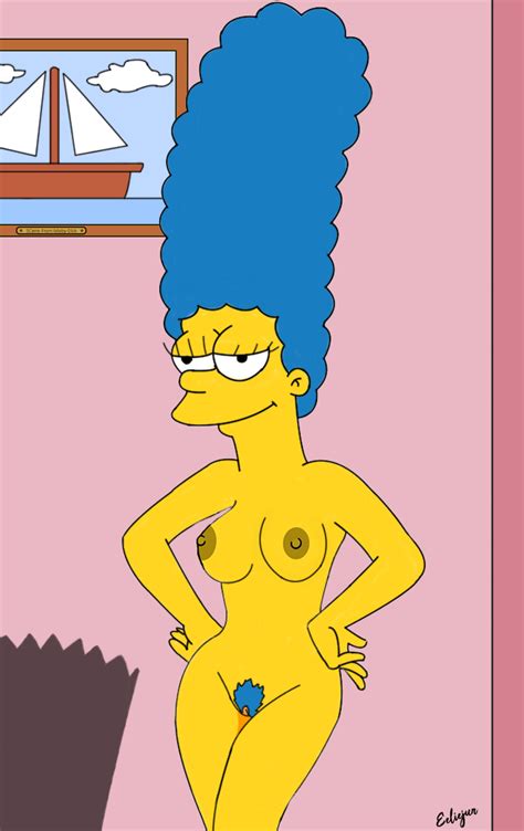 Rule 34 1girls Breasts Eeliejun Marge Simpson The Simpsons 3545847