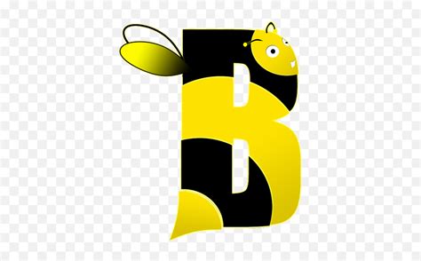 Bee Letter B Alphabet School Transparent Png Images Clipart Letter B
