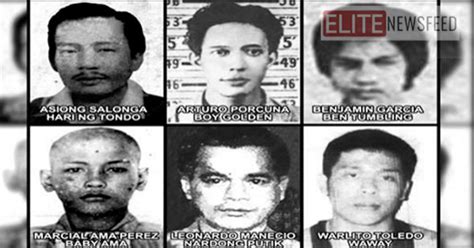 Philippines Notorious Criminals And Gang Lords During The 60s