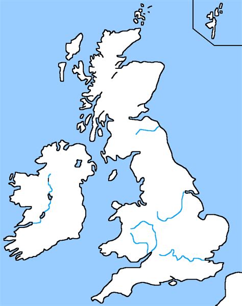Карта британских островов