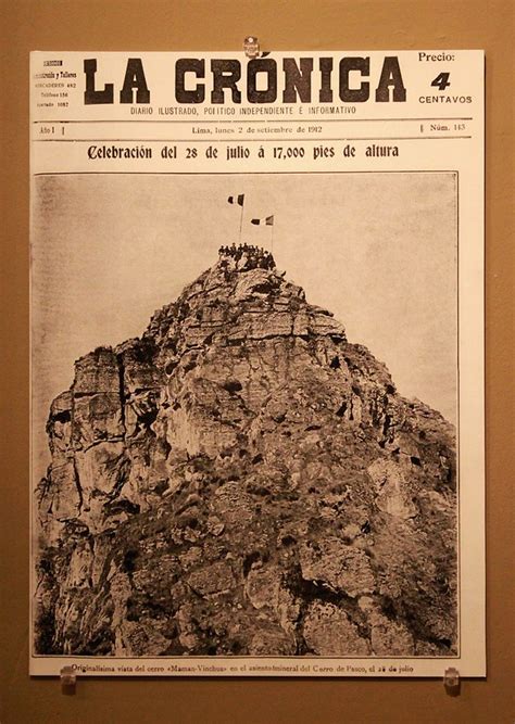 Portada Del Diario La Crónica Setiembre De 1912 Perú Fotos