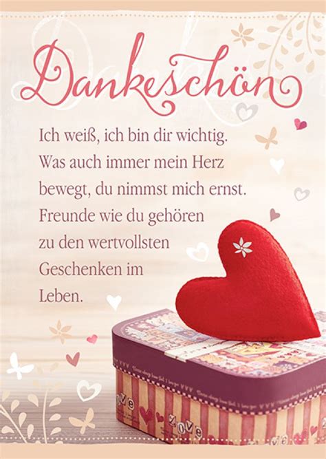 Postkarte - Dankeschön - Ich weiß... | SegensArt
