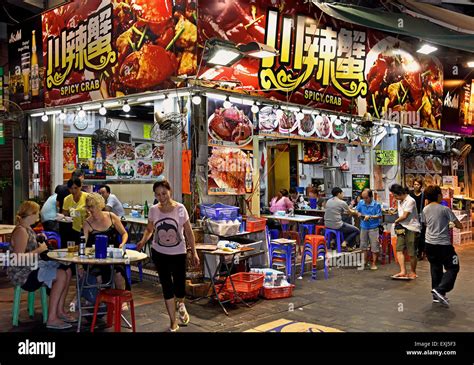 Temple Street Day And Night Food Market Flea Markets Kowloon Hong