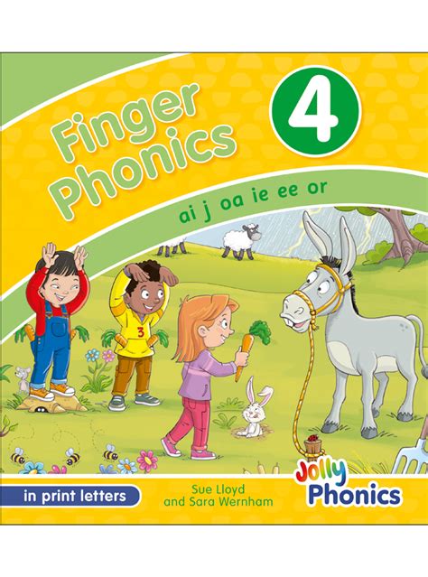 Finger Phonics Book 4 In Print Letters — Jolly Phonics