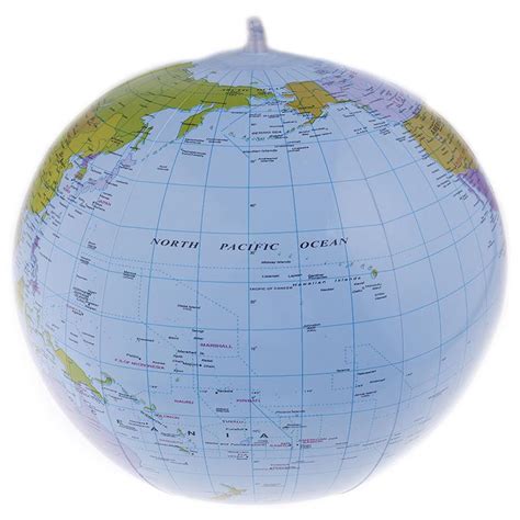 40Cm Şişme Dünya Küre Eğitim Coğrafya Haritası Oyuncak Çocuk Plaj Topu