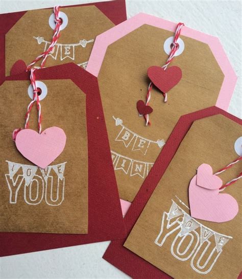 Une carte saint valentin jolie et originale idées DIY Homemade valentine cards