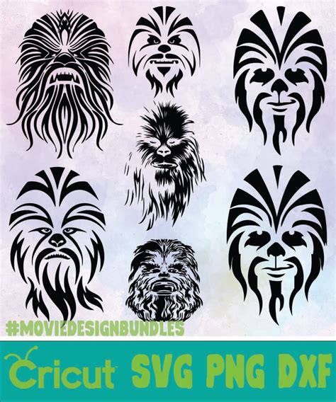 Drawing Illustration Art Collectibles Digital Chewbacca Svg Chewie