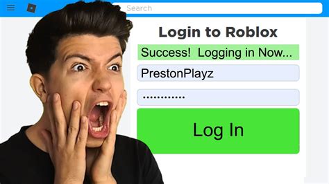 I STOLE Preston S Roblox Account PrestonGamez YouTube