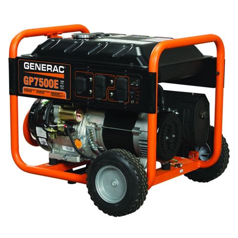 Generac 7500 Watt Gasoline Powered Electric Start Portable Generator