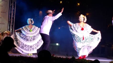 Baile Típico De Panama Con La Pollera Y El Montuno Youtube