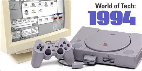 1994 The World Of Tech Launched Playstation And