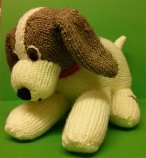 Knitted Spaniel Puppy Susie Johns Pattern Knitted Pets Häkeln