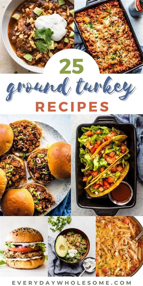 healthy ground turkey recipes for easy and delicious meals