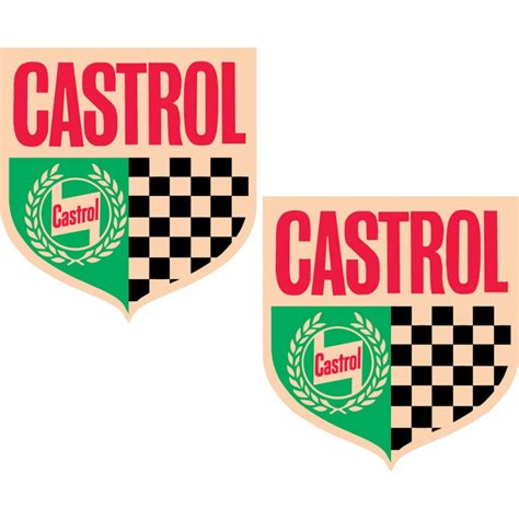 2x Castrol Style 3 Stickers Decals Decalshouse