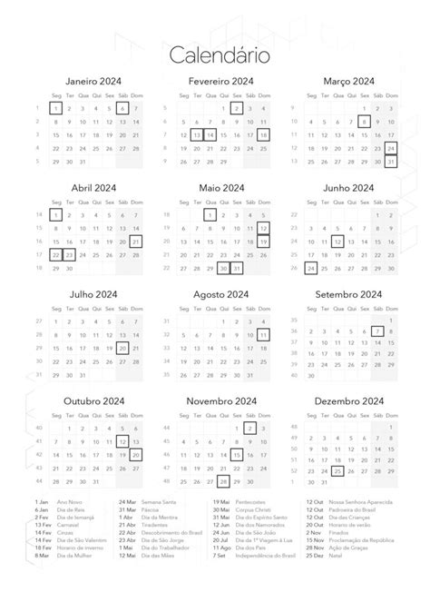 Planner Minimalista Xadrez Calendario Fazendo A Nossa Festa