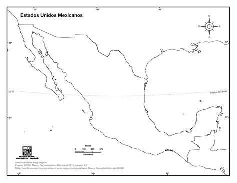 Mapa De Mexico Sin Nombres Y Sin Division Politica Ouiluv