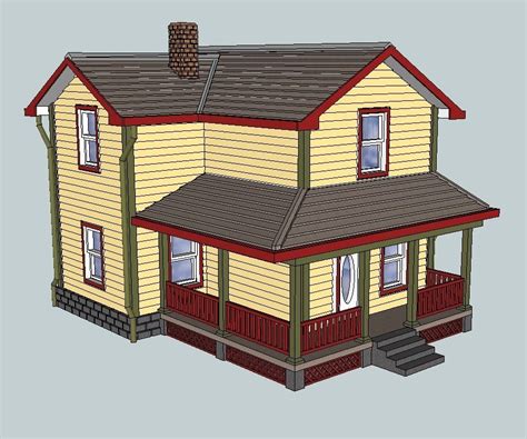 Free Stl File Ho Scale Modern House 159・model To Download And 3d Print