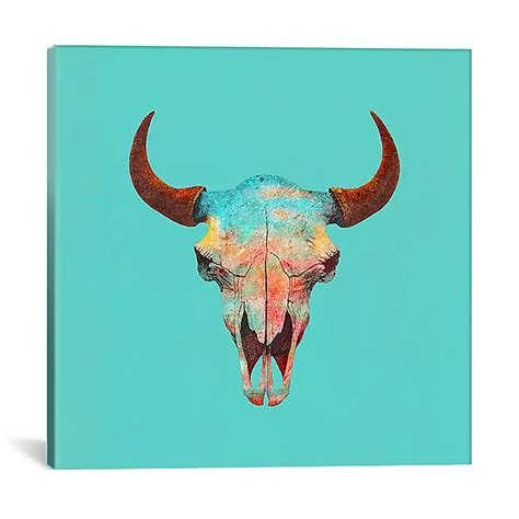 Icanvas Turquoise Sky Square Canvas Wall Art Bed Bath And Beyond