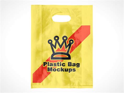 plastic poly shopping pouch bag psd mockup psd mockups