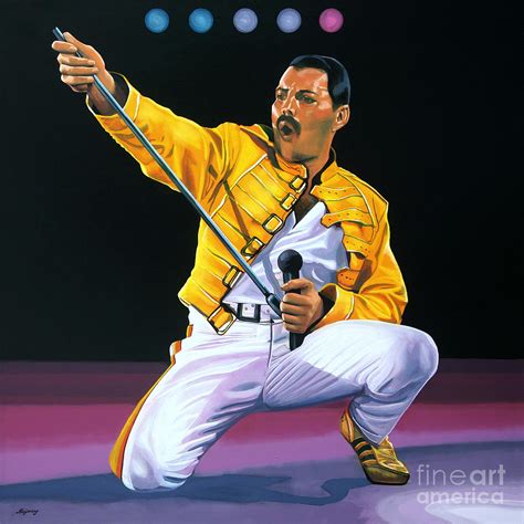 Search, discover and share your favorite freddie mercury gifs. Freddie Mercury Live Painting by Paul Meijering