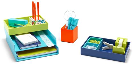 Shop office supplies from moma design store. Colorful Desk Accessories | Colorful desk, Desk ...