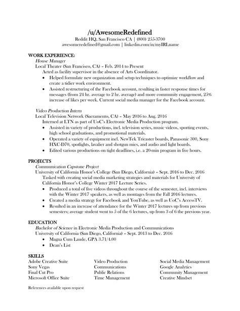 Use the following sample resume for a social media manager as a guide. Looking for social media manager or digital media producer jobs with entry-level experience ...
