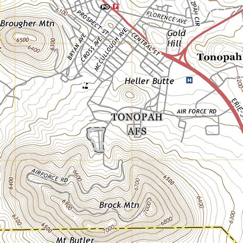 Tonopah Nv 2018 24000 Scale Map By United States Geological Survey