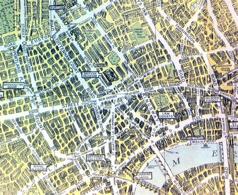 Pictorial Map From The A To Z 1938 London Street Atlas Mapping London