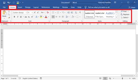 Home Tab In Ms Word Is Also Known As Home Menu Or Home Ribbon The Home Tab Is Like A Heart To