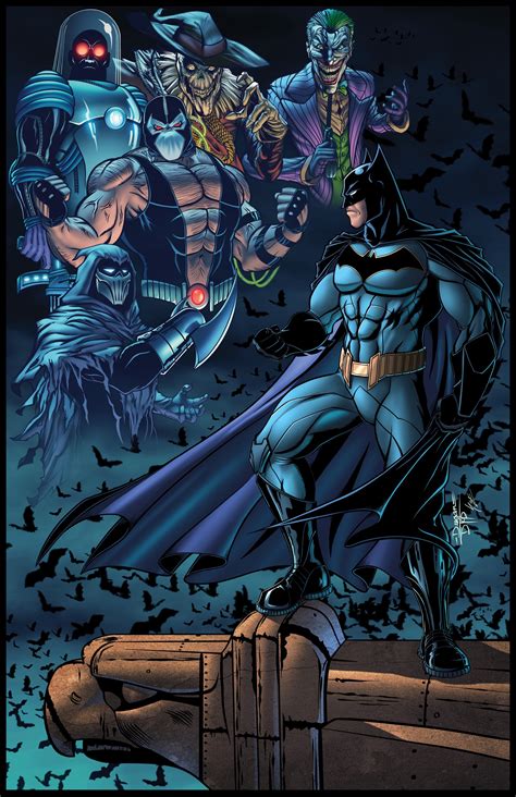 Artstation Batman Villains Illustration
