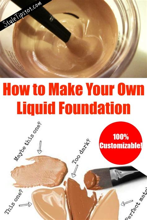 how to make your own foundation