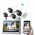 HeimVision HM243 1080P Wireless Security Camera System with LCD Monitor ...