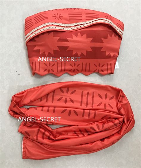 P300 Moana Costume Disney Movie Cosplay Princess Party · Angel Secret · Online Store Powered By