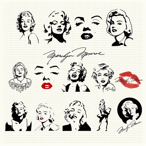 Marilyn Monroe SVG Svg File For Cricut Norma Jeane Baker Etsy Australia