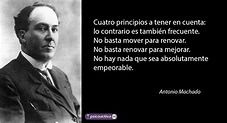 100 frases poéticas de Antonio Machado