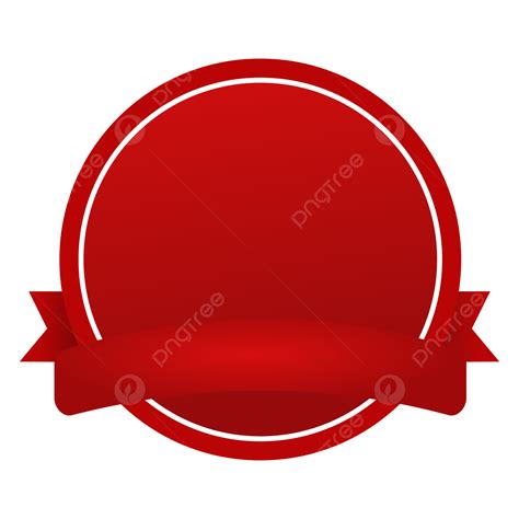 Blank Circle Banner Template Tag Blank Offer Png And Vector With