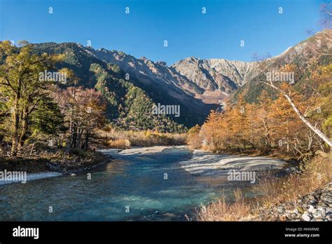 Kamikochi In Autumn Nagano Japan Stock Photo Alamy