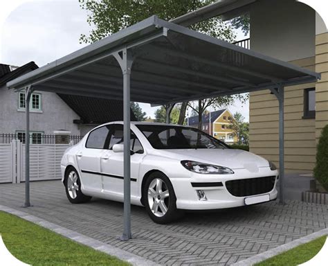 Thinking about steel carports or metal garage kits for your property? Palram 16x10 Verona 5000 Metal Carport Kit - Gray (HG9135)