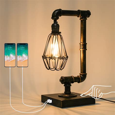 Buy Ganiudeganiude Steampunk Table Lamp Industrial Desk Lamp With Usb