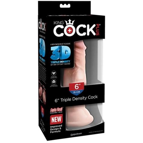 King Cock Plus Triple Density 6 Cock Vanilla Sex Toys And Adult