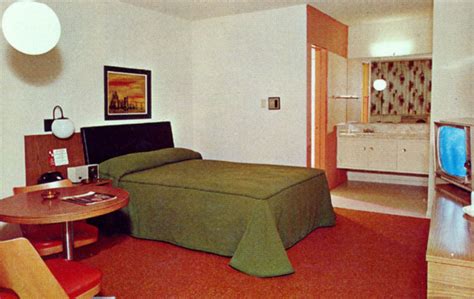 Motel Rooms Of The 1960′s Motel Room Room Retro Bedrooms